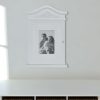 Key Cabinet with Photo Frame White