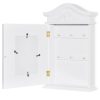 Key Cabinet with Photo Frame White