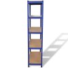 Storage Shelf Blue 2 pcs