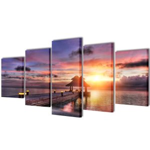 Canvas Wall Print Set London