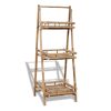 3-Tier Folding Bamboo Plant Rack