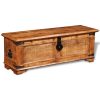 Storage Chest Rough Mango Wood