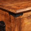 Storage Chest Rough Mango Wood