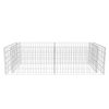 Gabion Planter Galvanised Steel 180x90x50 cm