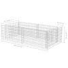 Gabion Planter Galvanised Steel 180x90x50 cm