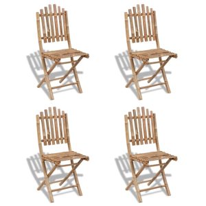 Folding Garden Chairs Bamboo