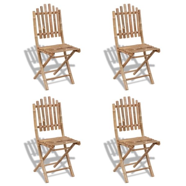 Folding Garden Chairs Bamboo – 4