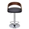 Bar Stools 2 pcs Bent Wood – Black and Dark Brown