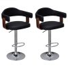 Bar Stools 2 pcs Bent Wood