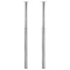 Telescopic Table Legs Chrome 710 mm-1100 mm – Chrome, 2