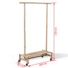 Bamboo Clothes Rack