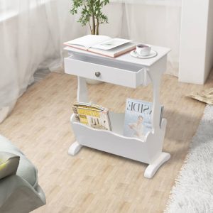 Magazine Rack “Melrose” White