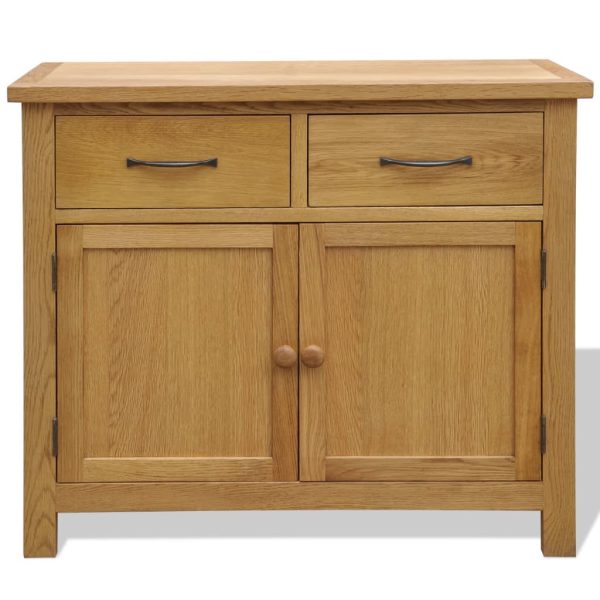 Sideboard 90×33.5×83 cm Solid Oak Wood