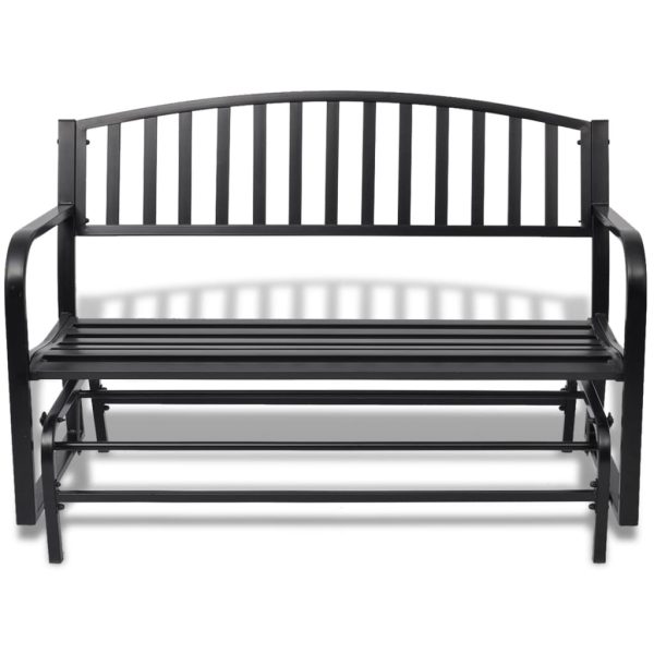 Swing Bench Black Steel