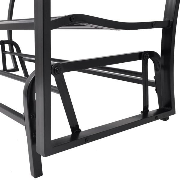 Swing Bench Black Steel