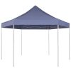 Hexagonal Pop-Up Foldable Marquee 3.6×3.1 m – Dark Blue