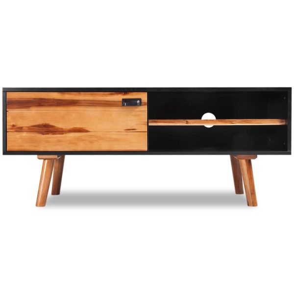 Duval TV Cabinet 120x35x50 cm Solid Acacia Wood