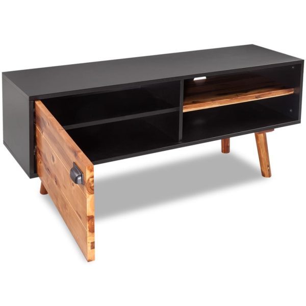 Duval TV Cabinet 120x35x50 cm Solid Acacia Wood