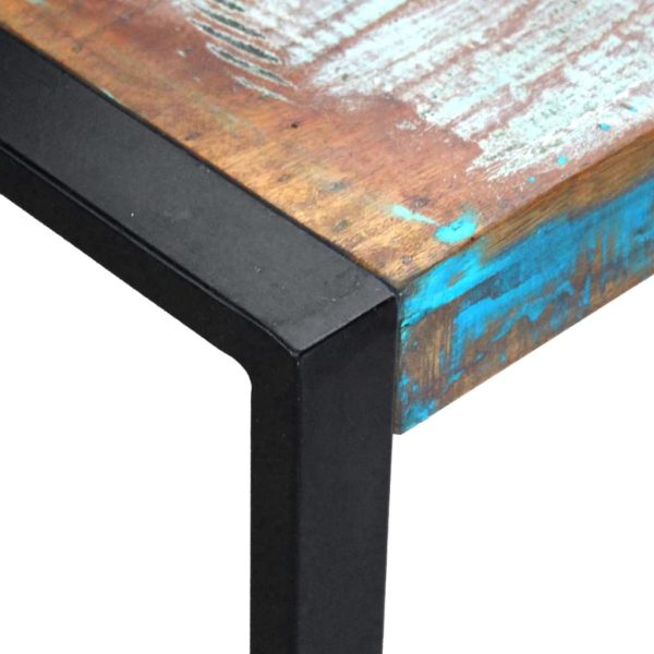 Three Piece Nesting Tables – MULTICOLOUR, Solid Reclaimed Wood