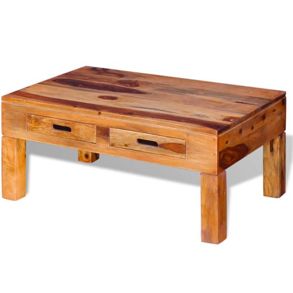 Coffee Table Solid Sheesham Wood