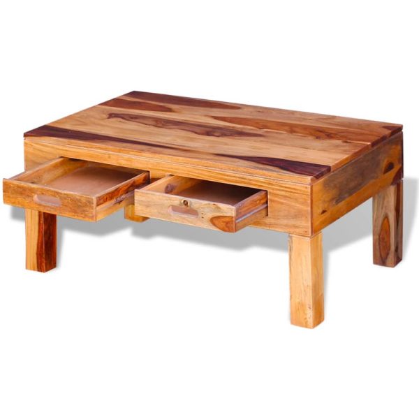 Coffee Table Solid Sheesham Wood