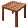 Sun Loungers 2 pcs with Table Solid Acacia Wood and Textilene