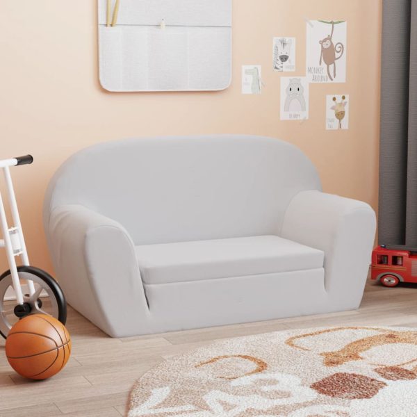 Kids’ Flip-Out Lounge Chair Grey