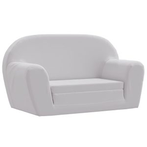 Kids' Flip-Out Lounge Chair Grey