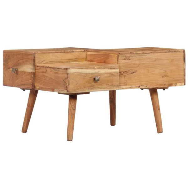 Coffee Table 70x60x42 cm Solid Acacia Wood