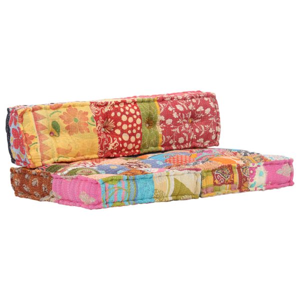 Cumnock Pouffe Fabric – Patchwork