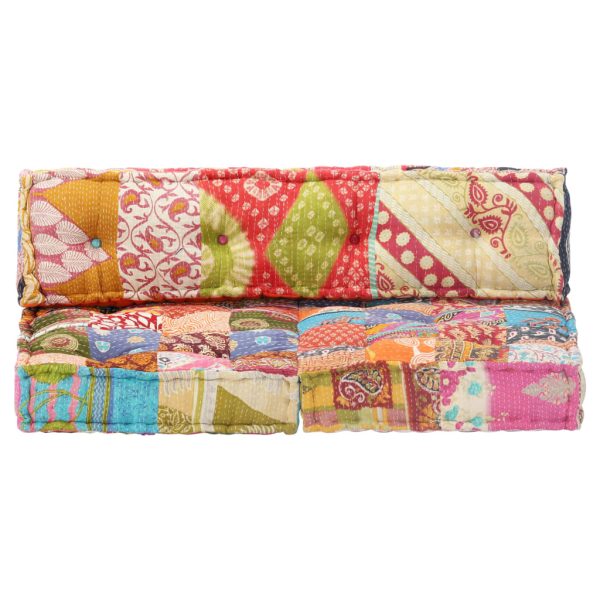 Cumnock Pouffe Fabric – Patchwork