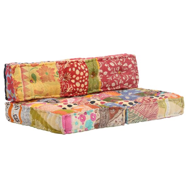 Cumnock Pouffe Fabric – Patchwork