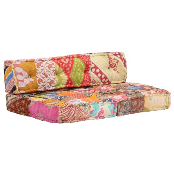 Cumnock Pouffe Fabric – Patchwork