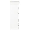 Wall Cabinet White 49x22x59 cm Solid Wood