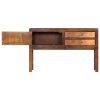 Sideboard 118x30x75 cm Solid Mango Wood