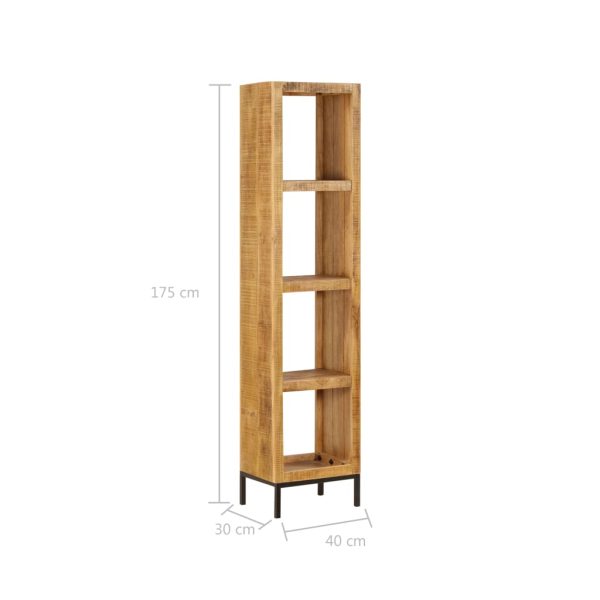 Bookshelf 40x30x175 cm Solid Mango Wood