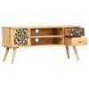 Elwood TV Cabinet 100x30x45 cm Solid Mango Wood