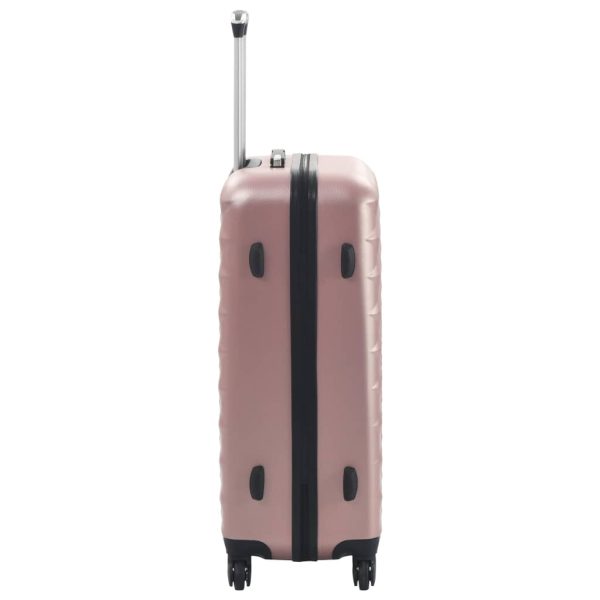 Hardcase Trolley Set 3 pcs ABS – Rose Gold