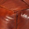 Pouffe Tan 60x60x30 cm Genuine Goat Leather – Tan