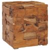 Storage Stool Solid Teak Wood