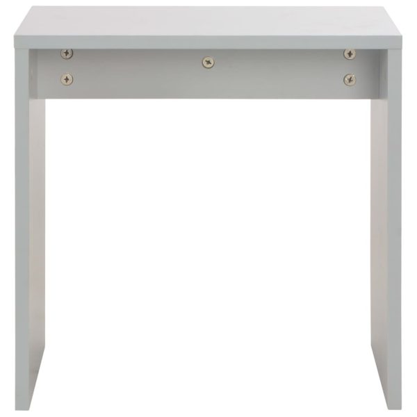 Dressing Table with Mirror and Stool Grey 104x45x131 cm