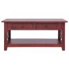 Coffee Table Brown 100x55x46 cm Solid Mahogany Wood