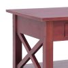 Coffee Table Brown 100x55x46 cm Solid Mahogany Wood