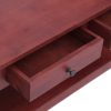 Coffee Table Brown 100x55x46 cm Solid Mahogany Wood