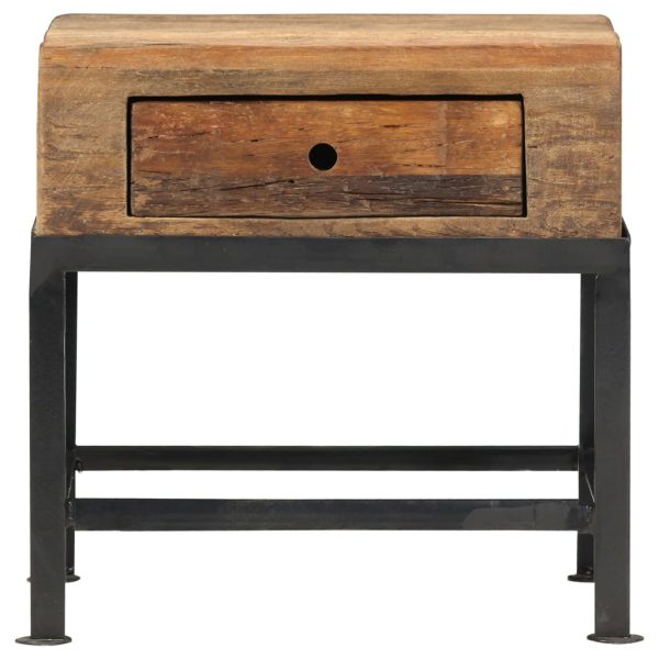 Tamarac Bedside Cabinet 40x35x40 cm Solid Reclaimed Wood