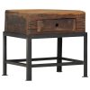 Tamarac Bedside Cabinet 40x35x40 cm Solid Reclaimed Wood