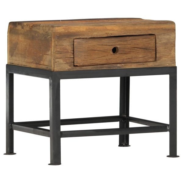 Tamarac Bedside Cabinet 40x35x40 cm Solid Reclaimed Wood