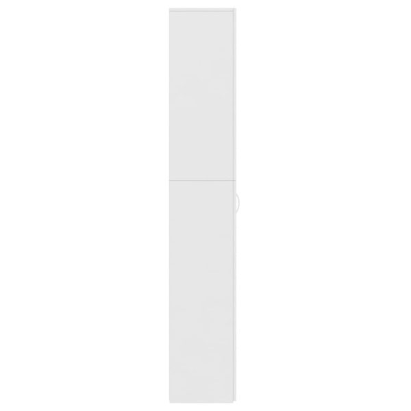 Office Cabinet 60x32x190 cm Engineered Wood – White