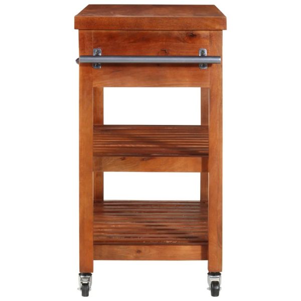 Kitchen Trolley 100x48x89 cm Solid Acacia Wood