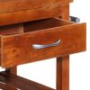 Kitchen Trolley 100x48x89 cm Solid Acacia Wood